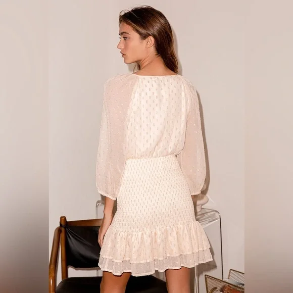 Lulu's Cream Mini Dress - Picture 3 of 13